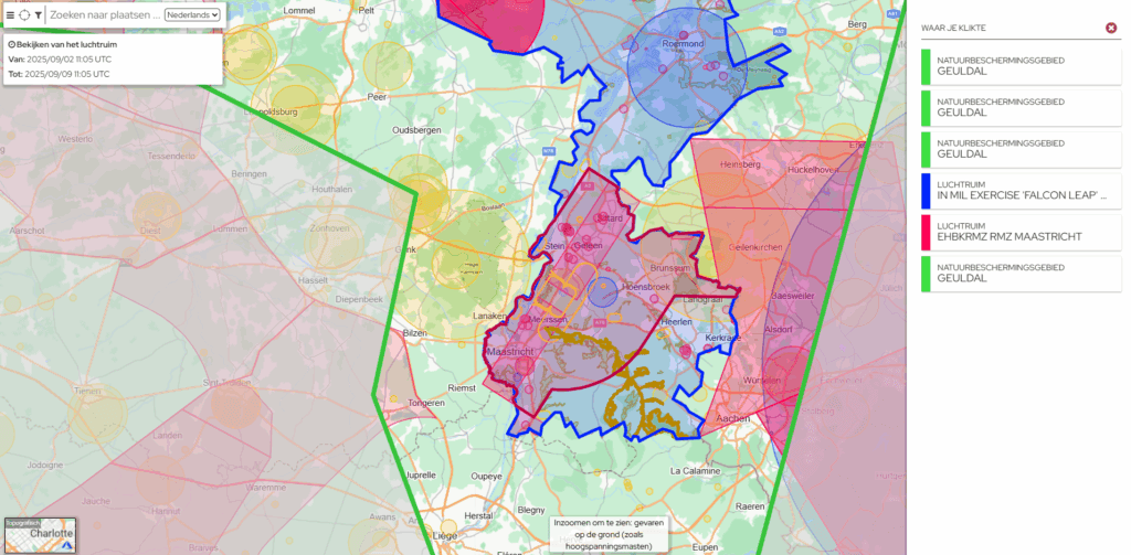 Officiële dronekaart van Nederland